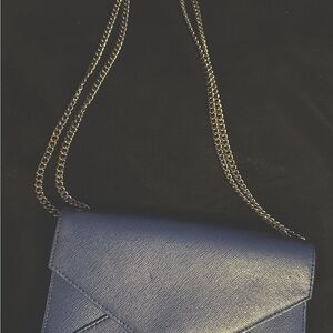 Elegant blue Barney’s New York small purse